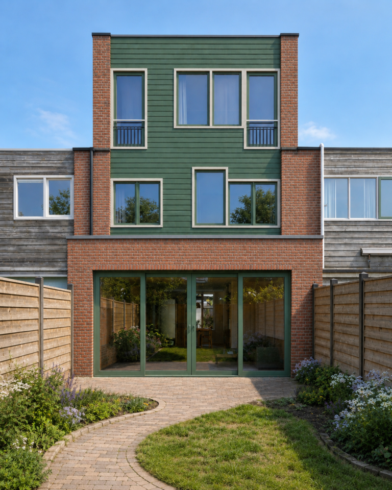 Dakopbouw van Woonhuis Amsterdam