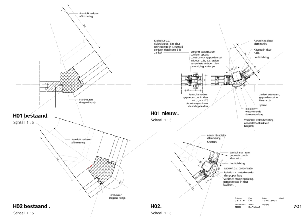 Bouwtekening woonhuis Loosdrecht bouwtekening- 701 DO